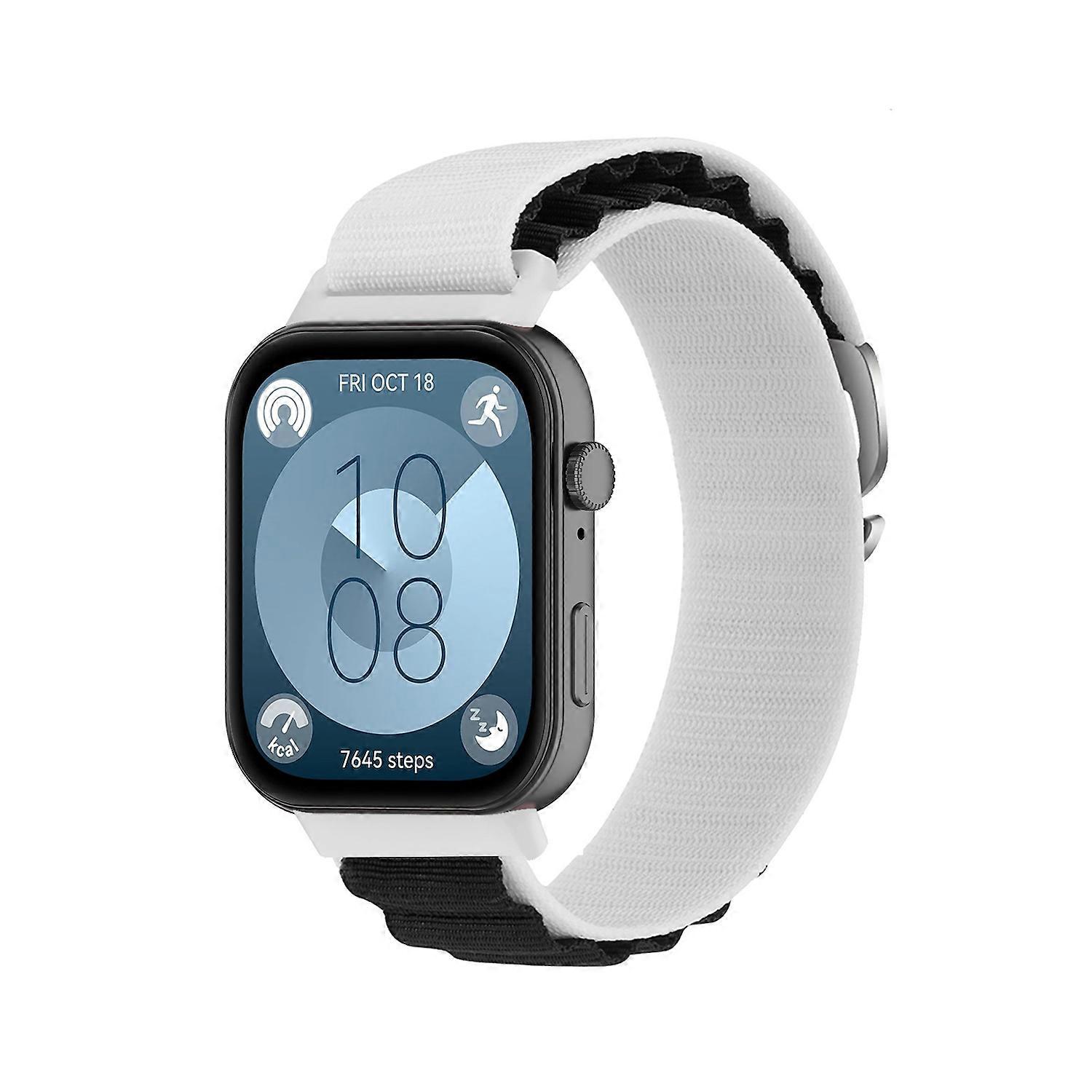 适用于华为手表 Fit 4 / 4 Pro / 3 弹性运动尼龙表带