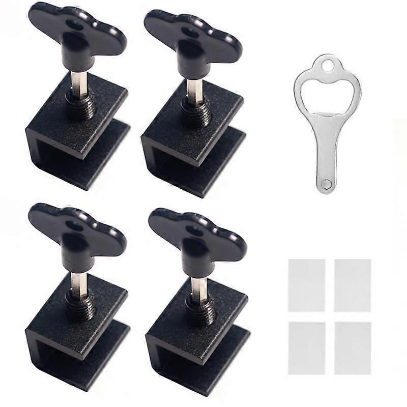 Pcs Sliding Window Lock, Sliding Bay Lock, Aluminum Sliding Window Block, Adjustable Sliding Door Block, Sliding Window Lock with Key for Child S