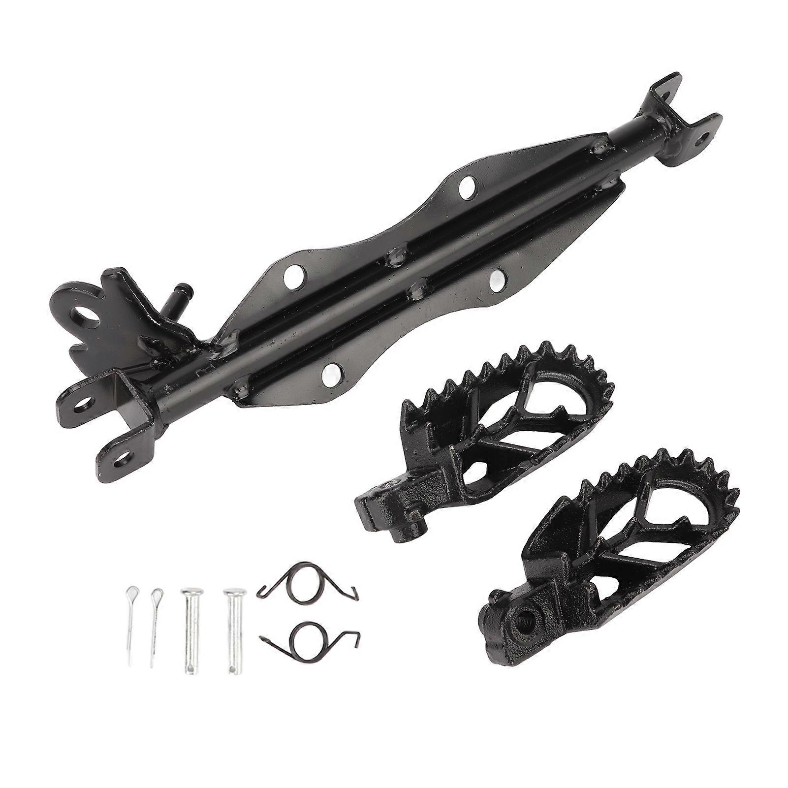 Motorcycle Foot Rest Pegs with Footpeg Mount Bracket Kit for CRF50 XR50 XRF70 CRF70 Pit Dirt Motor Trail Bike Motocross NO.96960