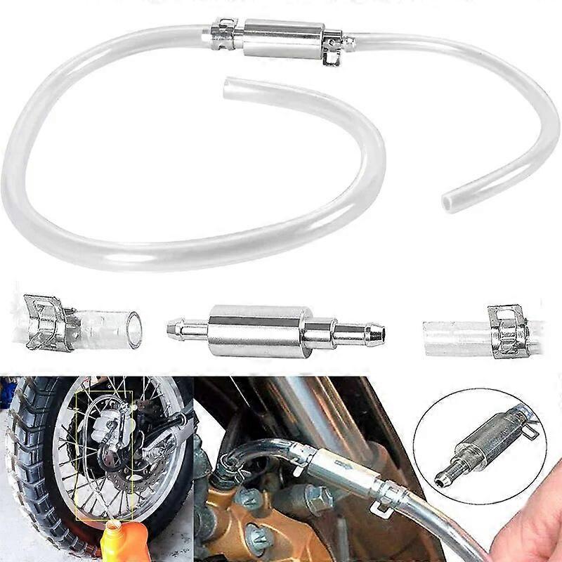 Car Clutch Brake Bleeder Hose Hydraulic Clutch One Way Valve Tube Bleeding Tool Replacement Adapter Kit Auto Accessories ST1M991