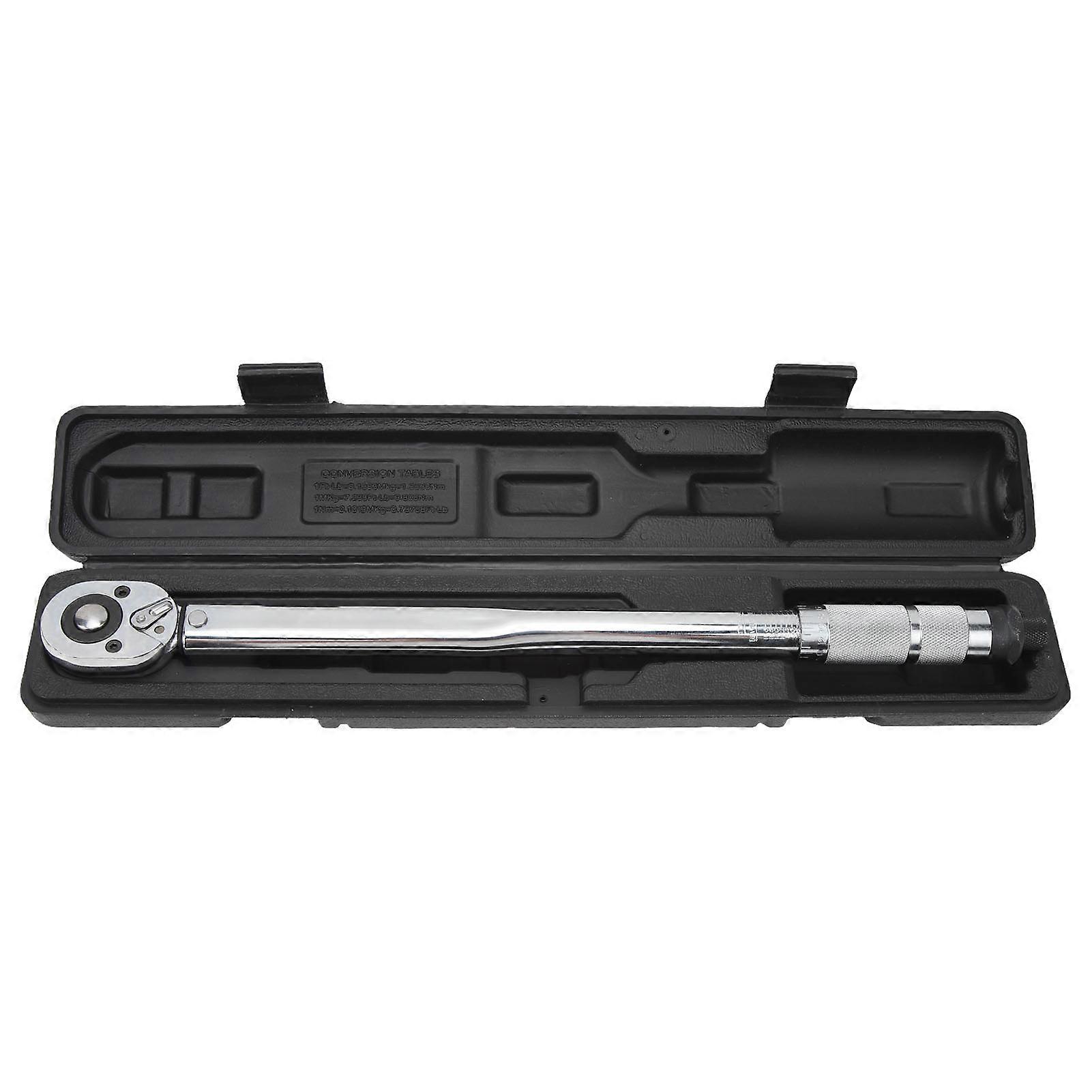 1/2in Drive Click Torque Wrench Accurate To 4% 28 to 210Nm for Car Tires Engine Chassis Repair Quick Release E2U311