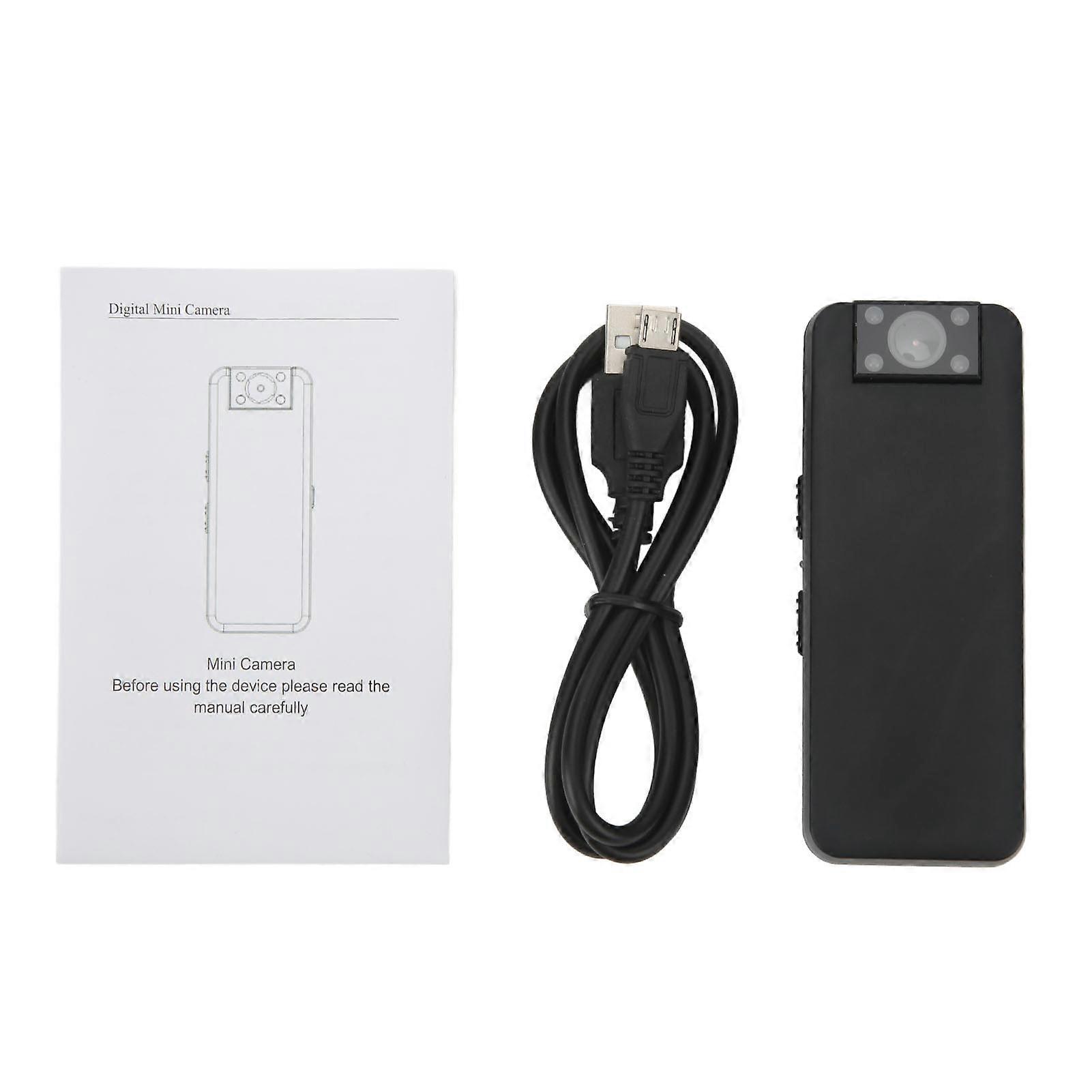 1080p Pocket Camera Recorder Clip On 180 Degree Rotation Pocket Mini Camcorder for Meeting Outdoor NO.2104