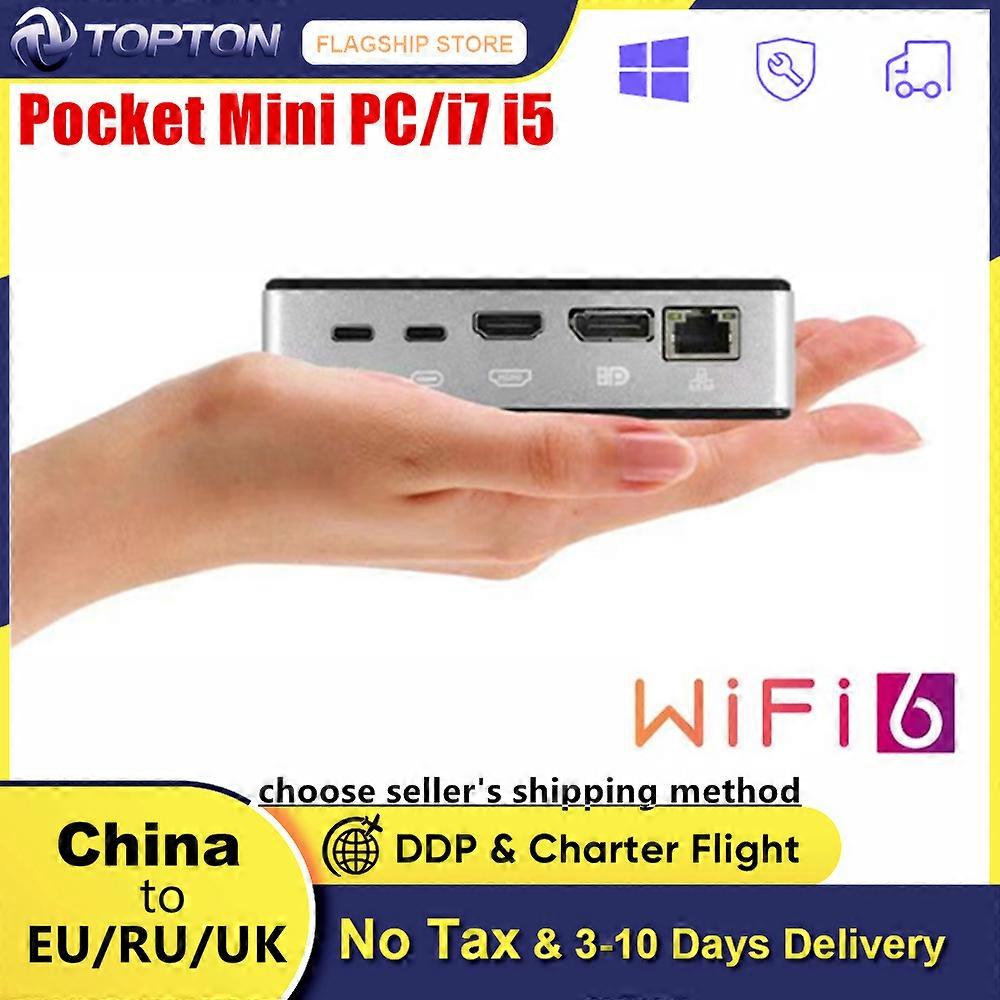 Pocket Nuc Intel Mini Pc I7 1060ng7 8/16g Ddr4 3200mhz Nvme Ssd Ultra-compact Gaming Computer Htpc 3x4k@60hz Wifi6 Bt5.2