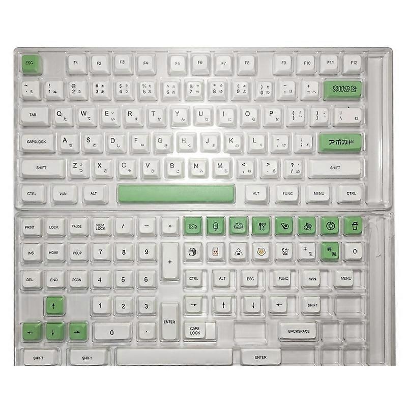 137 keys Avocado Keycap PBT XDA Profile Standard Sublimation Process Keycap