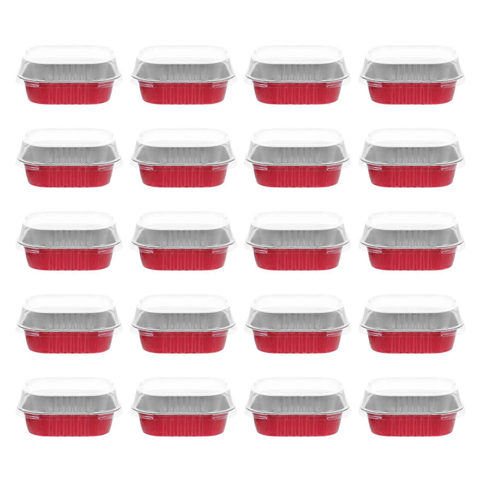 20 Sets of Household Pudding Cups Multi-function Cupcake Cups Convenient Dessert Containers