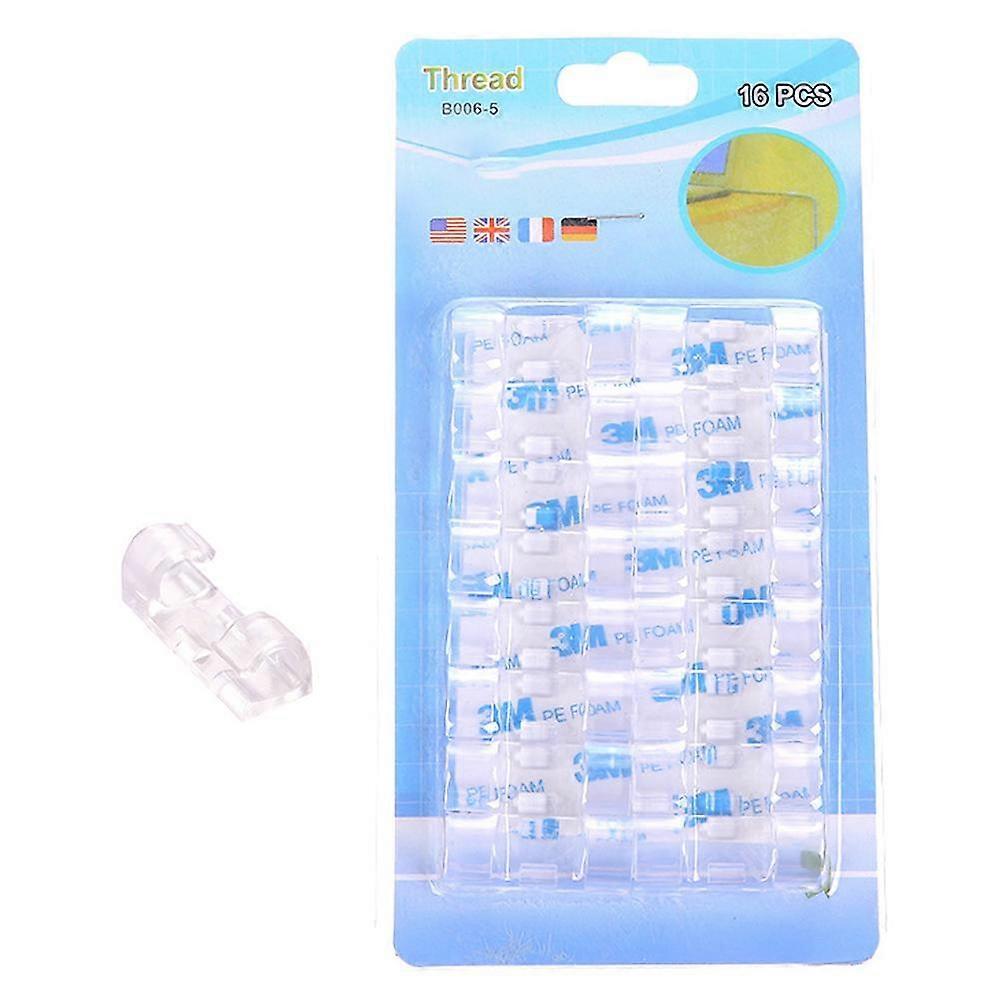 Self-Adhesive Cable Clips Organizer Drop Wire Holder Cord Management