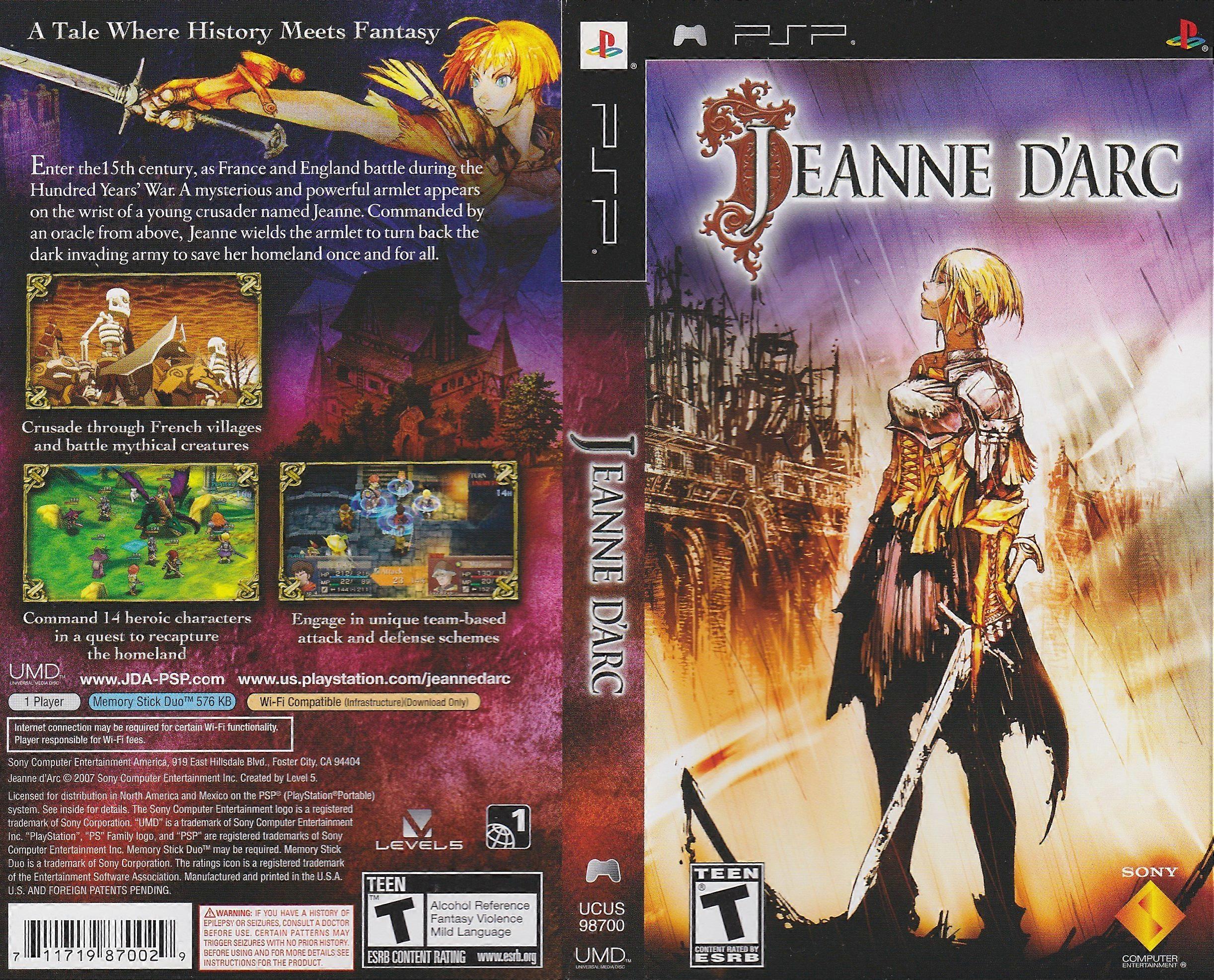 Jeanne DArc - PlayStation Portable - PAL - New & Sealed