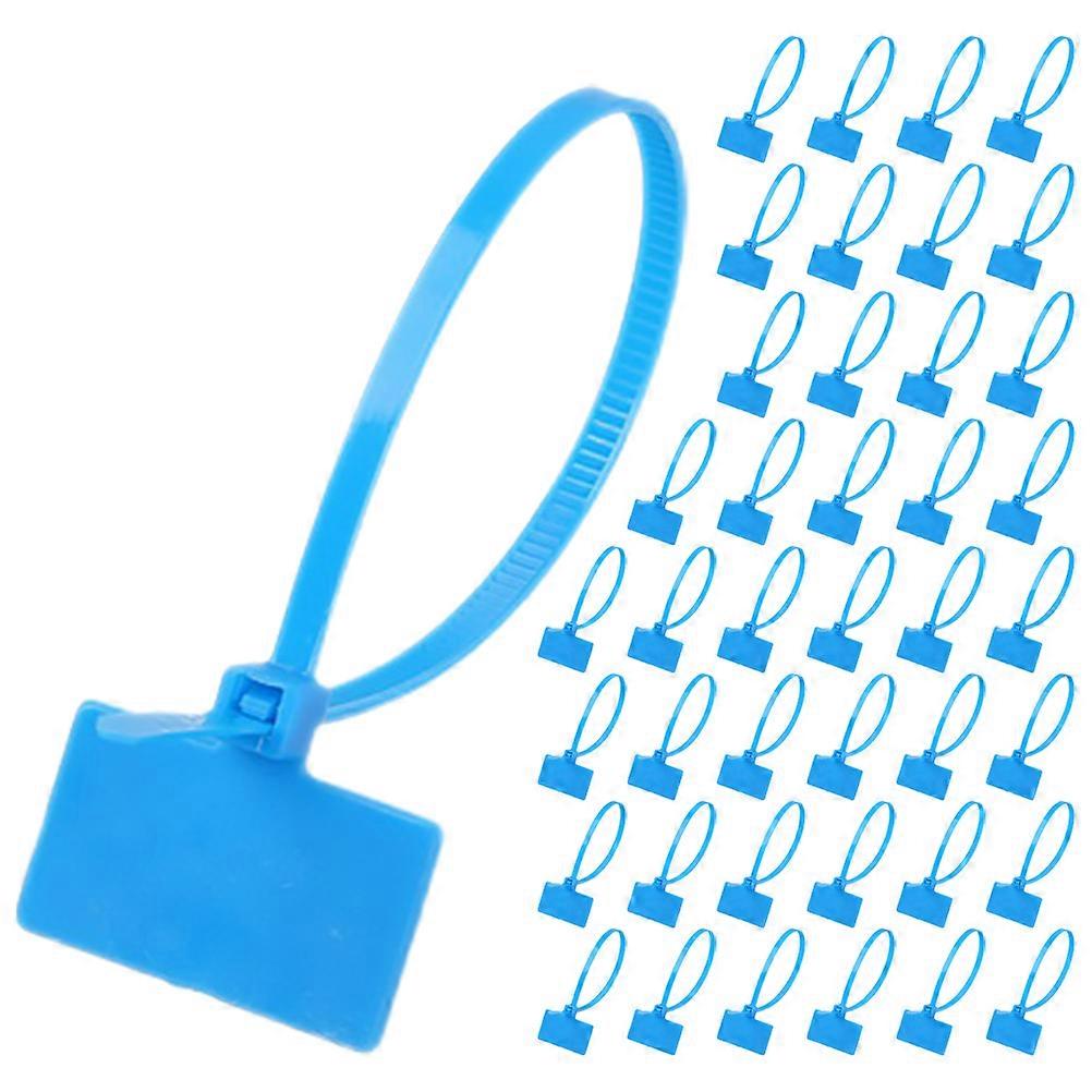 120pcs Nylon Cable Ties Wire Zip Ties Cable Marking Tags Ties Zip Ties with Label Tags