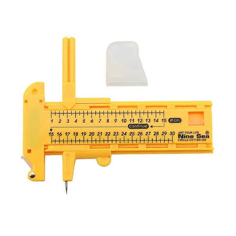 Compas multifunctioal, Plastic, Galben