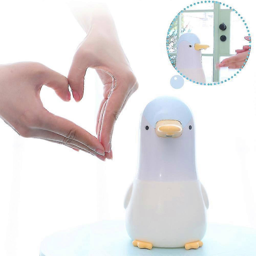 400ml Cute Penguin Shape Foaming Hand Soap Automatic Soap Dispenser Touchless Infrared Motion Sensor Sanitizer Soap Dispenser