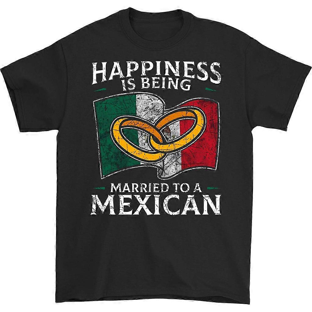Felicidade É Estar Casado Com Uma Camiseta Mexicana