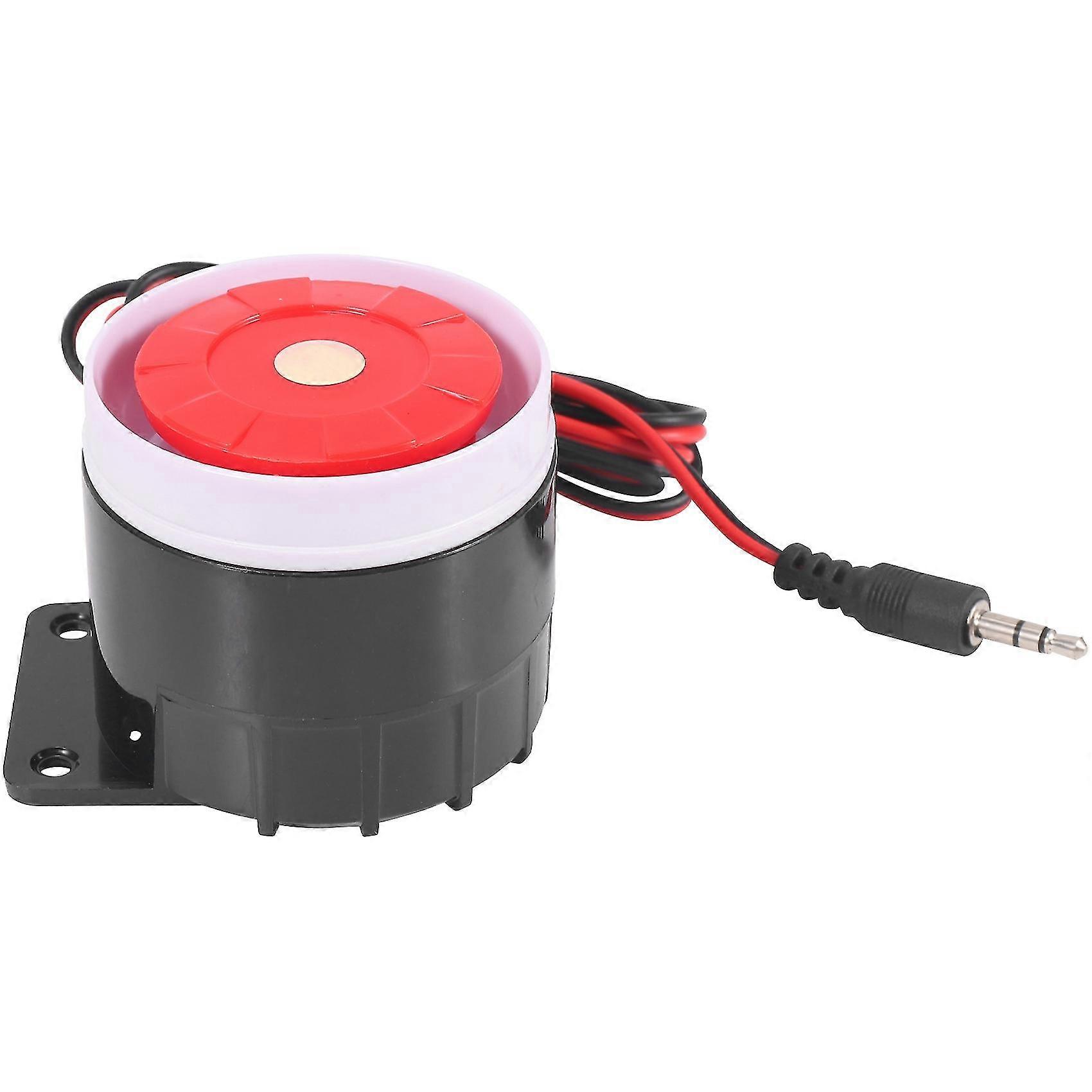 Kablet minisirene for hjemmealarmsystem Hornsirene 120dB 12V