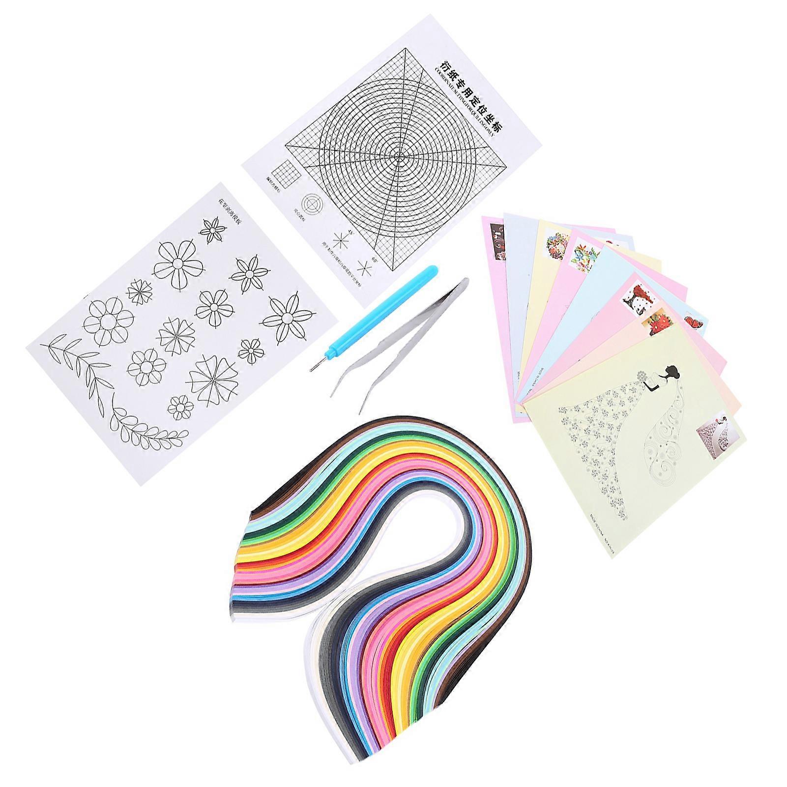 6 i 1 DIY Quilled Creation Paper Craft Quilling Tools Set Collection For Decoration