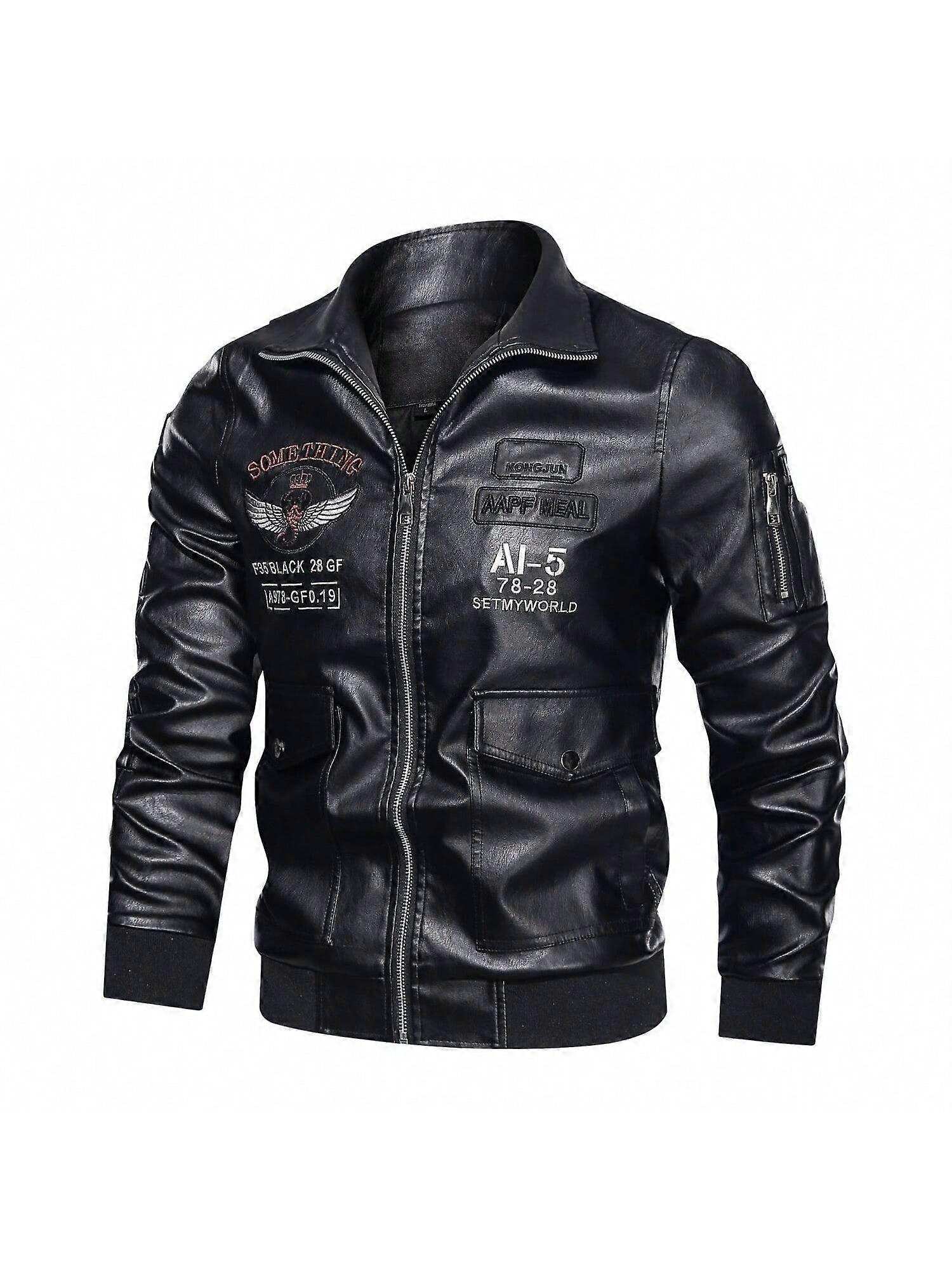 Men's A-2 Flight Jacket Thick MA1 With Removable Fur Collar