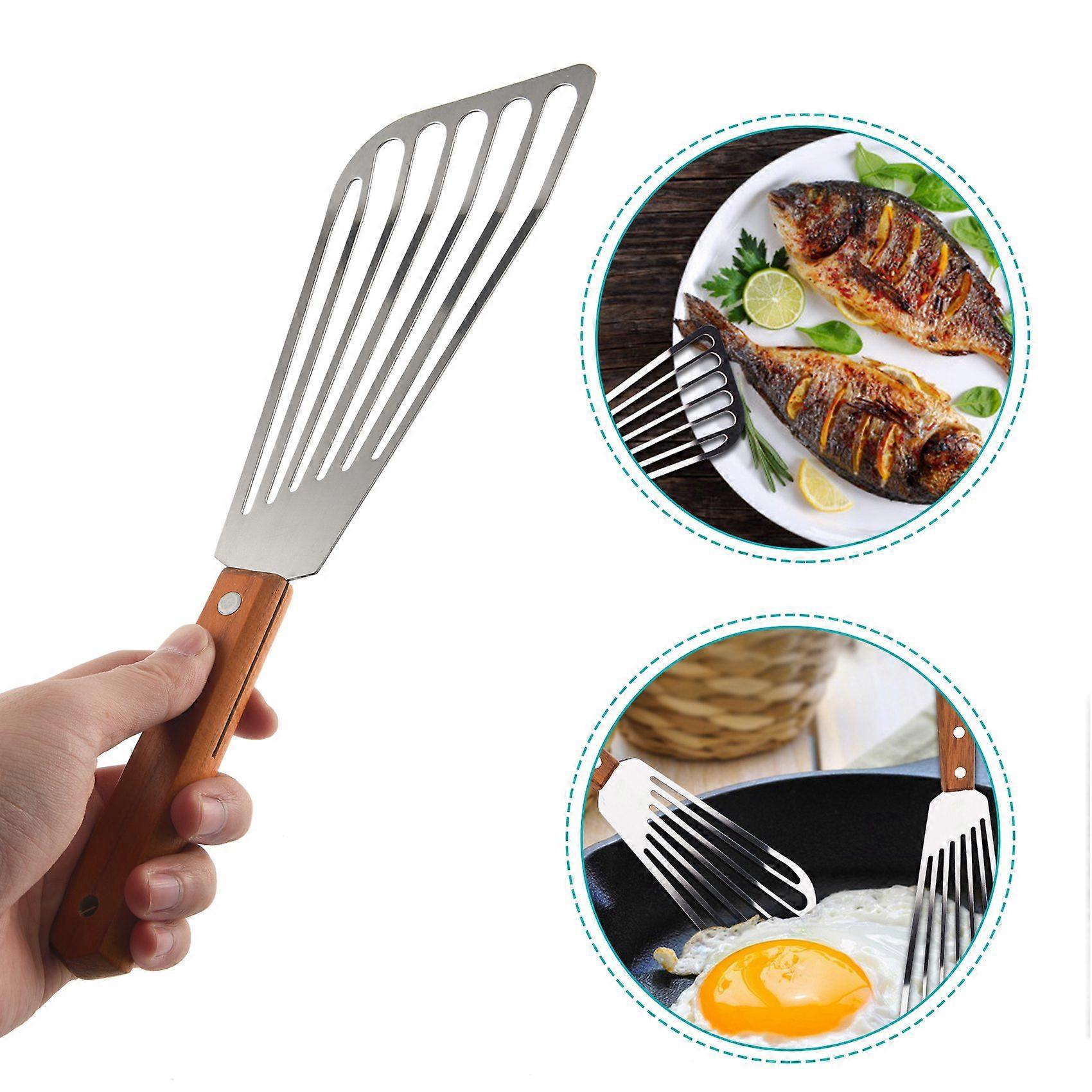 Paderno World Cuisine Spatola Per Pesce In Acciaio Inox – Monoblocco 34 Cm
