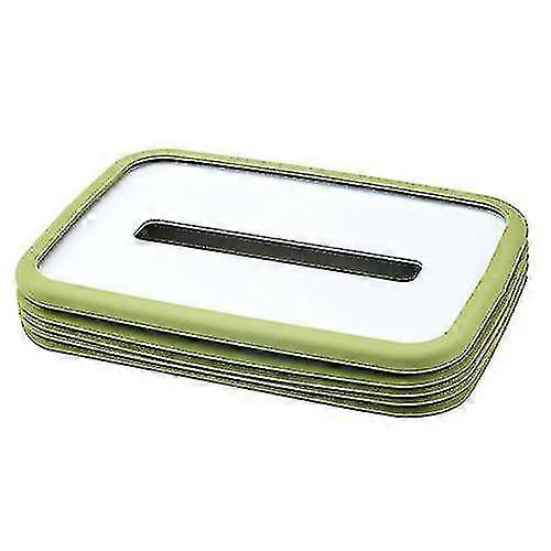Yaju Creative Silicone Elastic Lifting Car Tissue Box Restaurant Coffee Table Living Room Household Paper1pcs-green)
