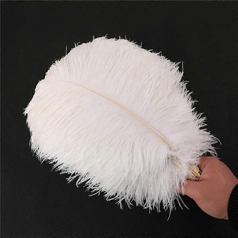 30-35 سنتيمتر ريش النعام الكبير بلوم الحرفية زينة حفل الزفاف