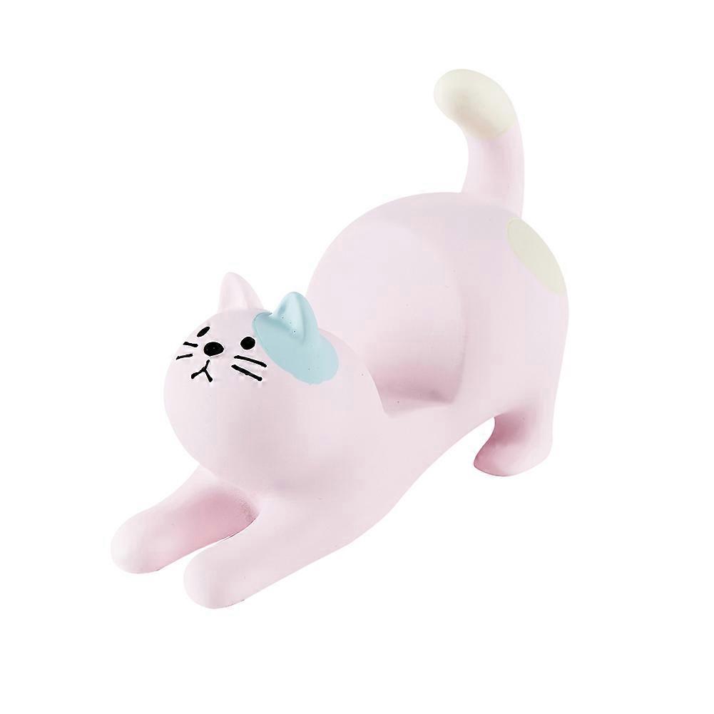 Cute Cat Phone Stand Holder Personalized Resin Desktop Ornament Home Decoration