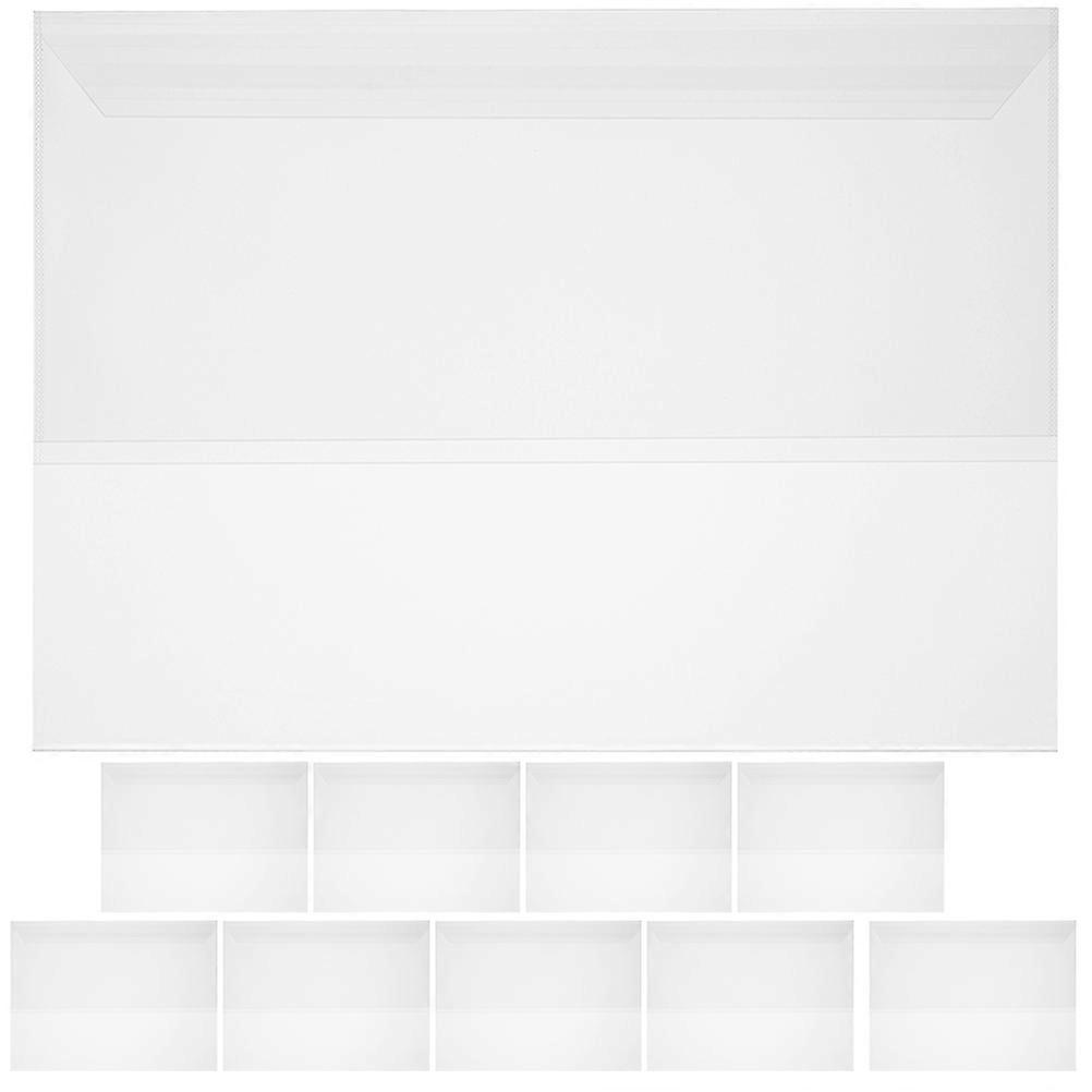 10 أوراق من فيلم الكتاب الشفاف A4 غلاف الكتاب المضاد للخدش غلاف كتاب بلاستيكي قابل لإعادة الاستخدام