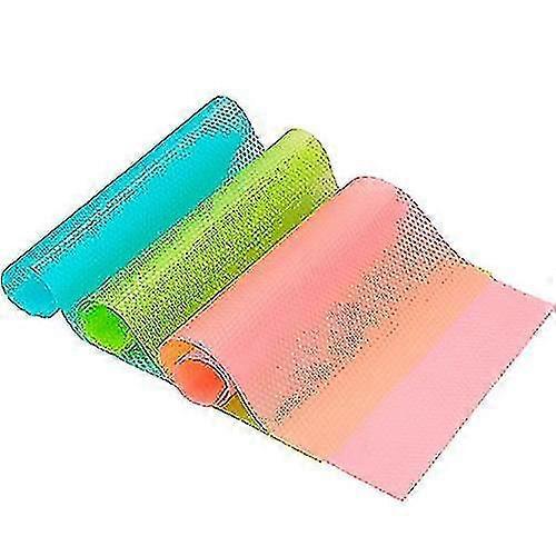 4pcs Eva Anti-bacterial Cuttable Cushion Freezer Pad Refrigerator Table Mat