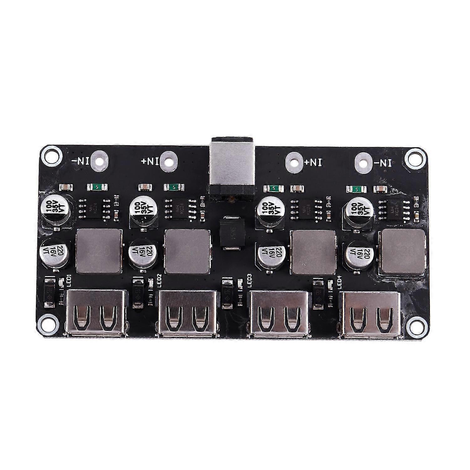 4 Channel Usb Qc3.0 Qc2.0 Dc-dc Buck Converter Charging Module 6-32v 9v 12v 24v To Fast Quick Charg