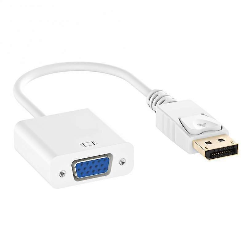 RYRA DP To VGA Adapter Cable 1080P DisplayPort To VGA Converter Cord For HDTV Monitor
