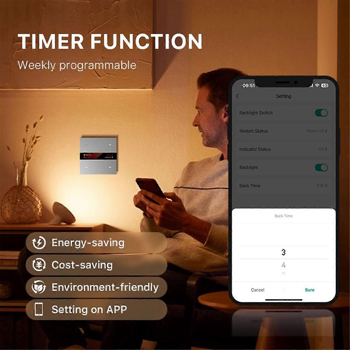 Tuya Zigbee Smart Scene Switch Lighting Smart Control Scene Control Switch Panel Smart Socket Smart