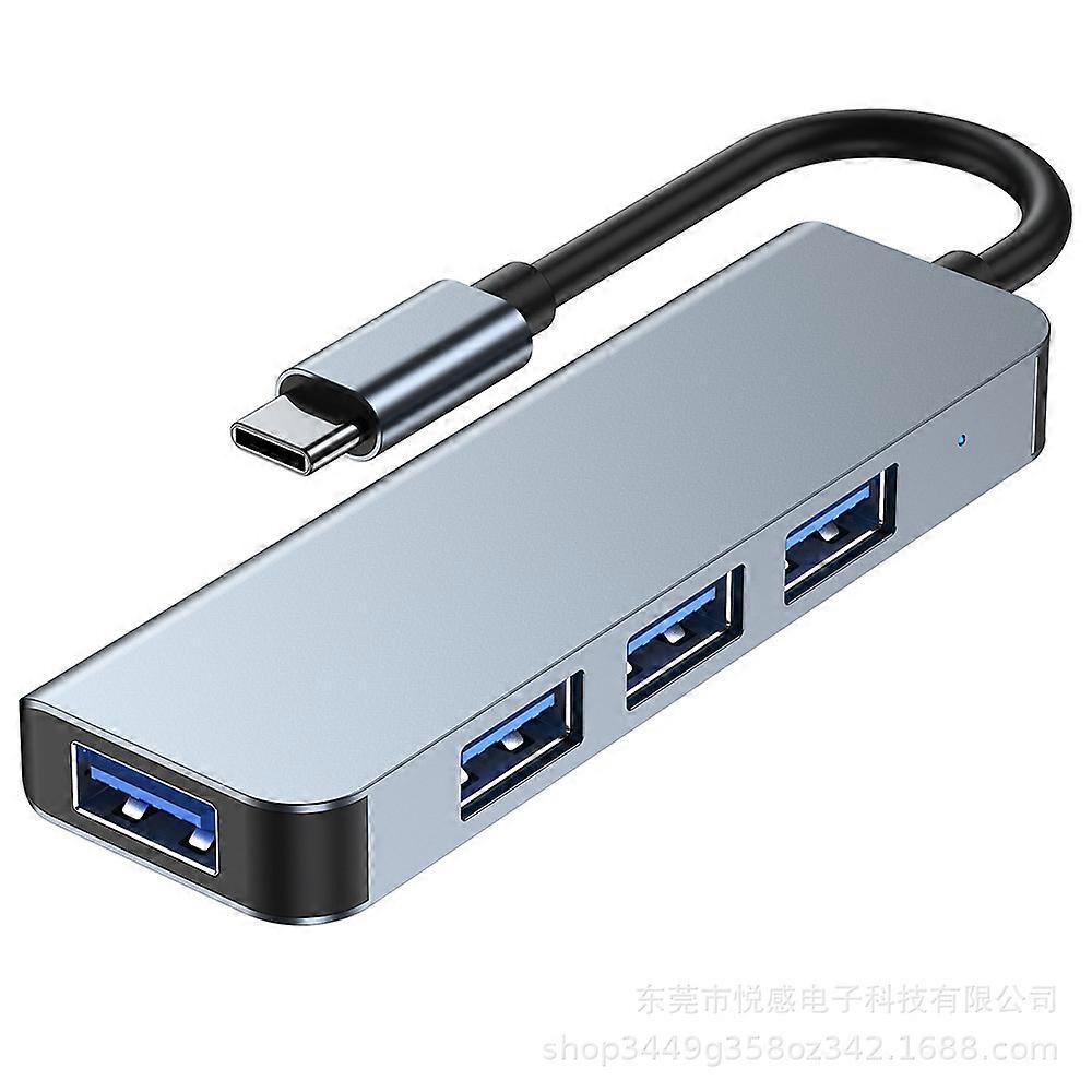USB C Hub, USB Type C to 4 USB 3.0 Ports, with 1 USB 3.0, 3 USB 2.0 Ports, Portable Extension, USB C Docking Station Compatible with MacBook (Type C)