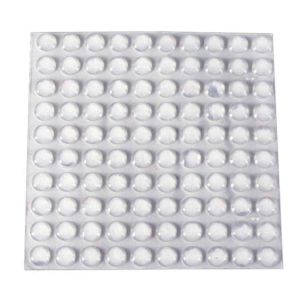 100Pcs Door Buffer Transparent Anti-collision Silicone Feet Self-Adhesive Noise Elimination Door Bumper for Door KAESI