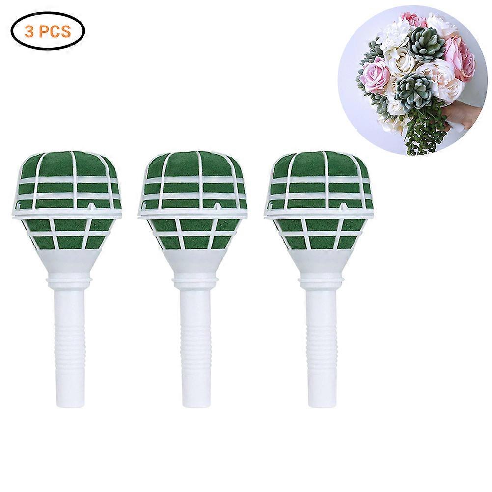 3PCS kukkakimppupidikkeet vaahtokukkakahva DIY kukkakimpputarvikkeet