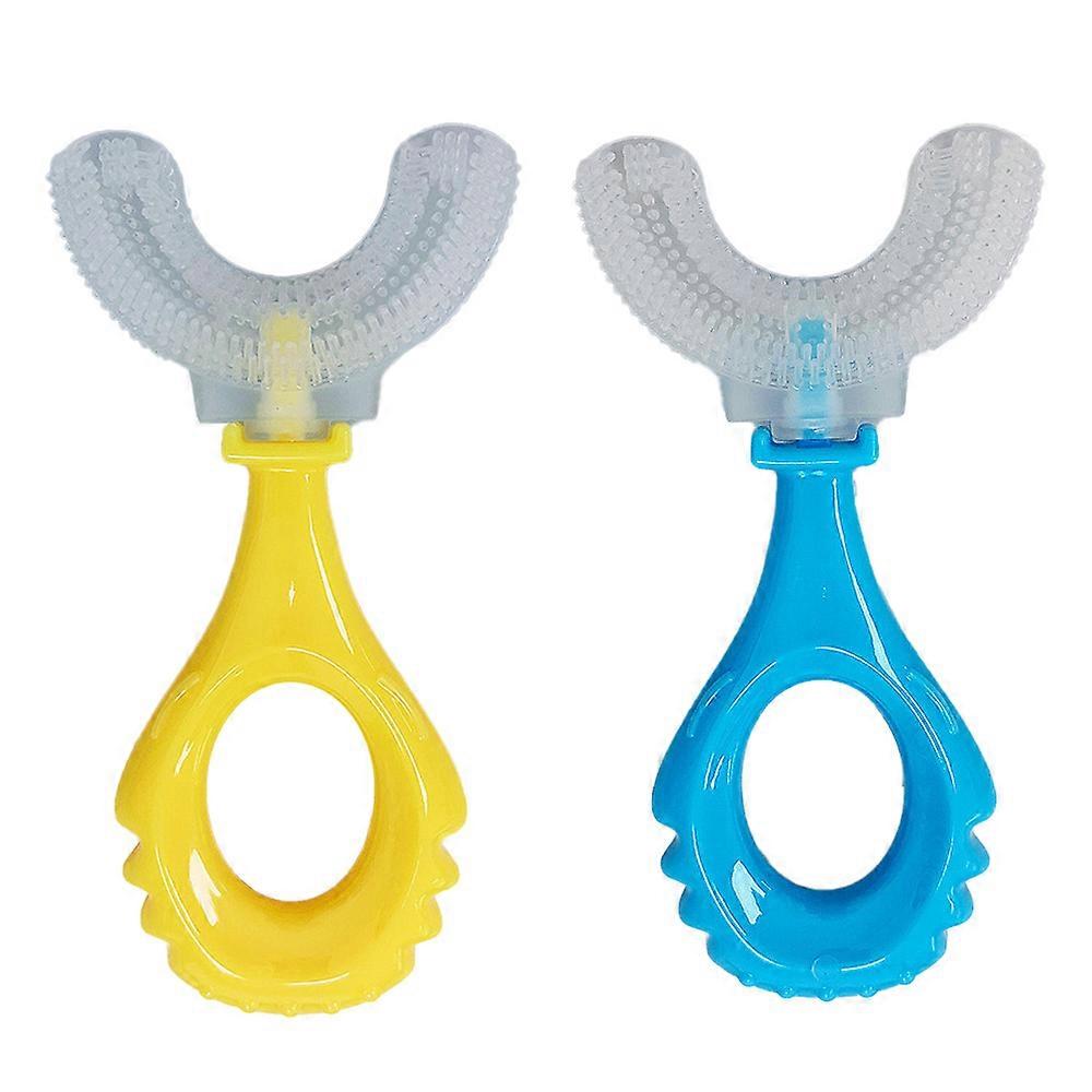 Soft Silicone Training U Shaped Toothbrush - U Shaped Toothbrush Kids