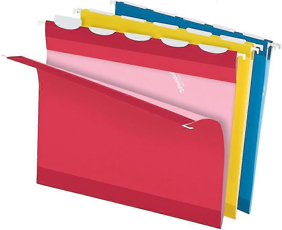 Ready-Tab Hanging File Folder, Assorted Colors, 1/5 Cut Tabs, Letter Size, 20 per Box (42891EE)
