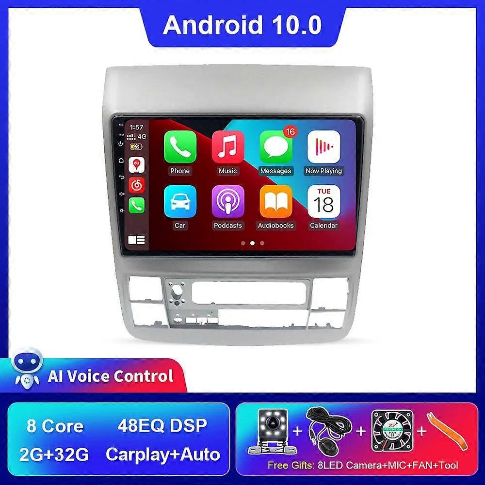 Autoradio 2din Autoradio stéréo pour Toyota Alphard 2002-2007 Autoradio Multimedia Player Navigation GPS 4G WIFI Android Auto Carplay DSP