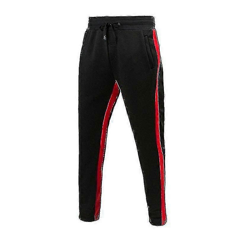 الرجال الرباط الرياضة السراويل الركض السراويل الجري تجريب السراويل الرياضية الجانب شريط صالة Sweatpant