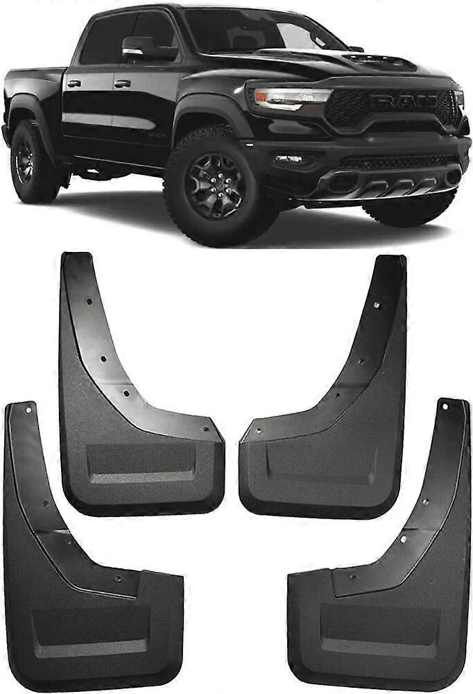 Full Set Splash Guards Mud Flaps Fender For 2021-2024 Ram 1500 TRX