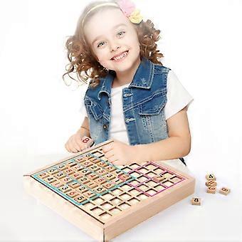 Wooden Sudoku nine-square game chess children's logical thinking training puzzle board game board