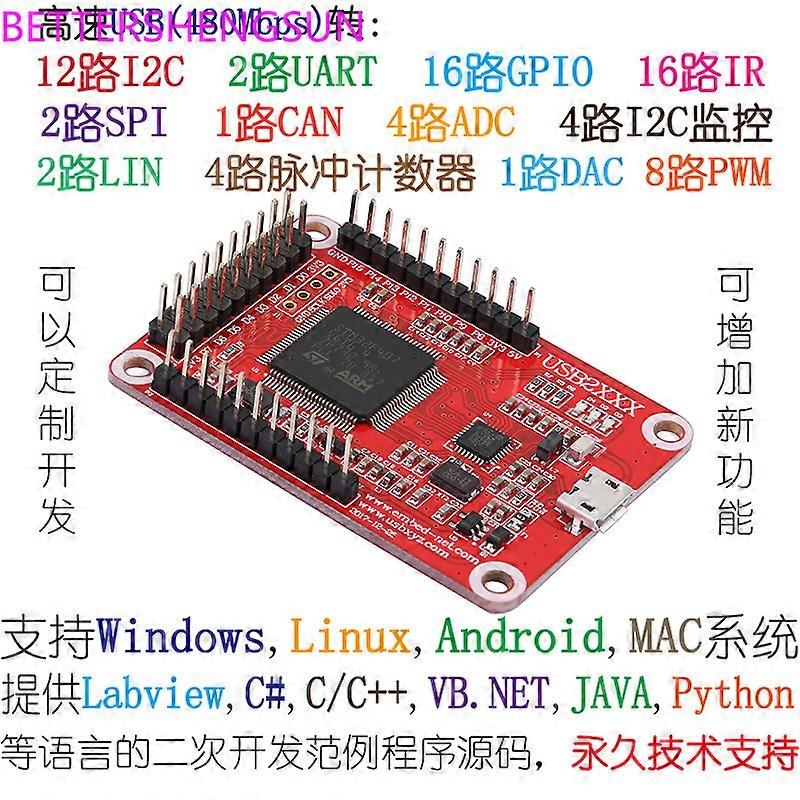 Analizator monitorowania magistrali I2C/IIC obsługa USB do SPI/I2C/CAN trzy w jednym PWMADCGPIO