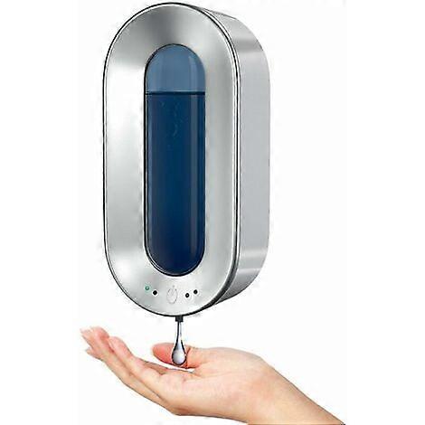 TCGG-Distributeur de Savon Automatique 700ML avec capteur Distributeur Savon sans Contact Mural Distributeur Dsinfectant Silver