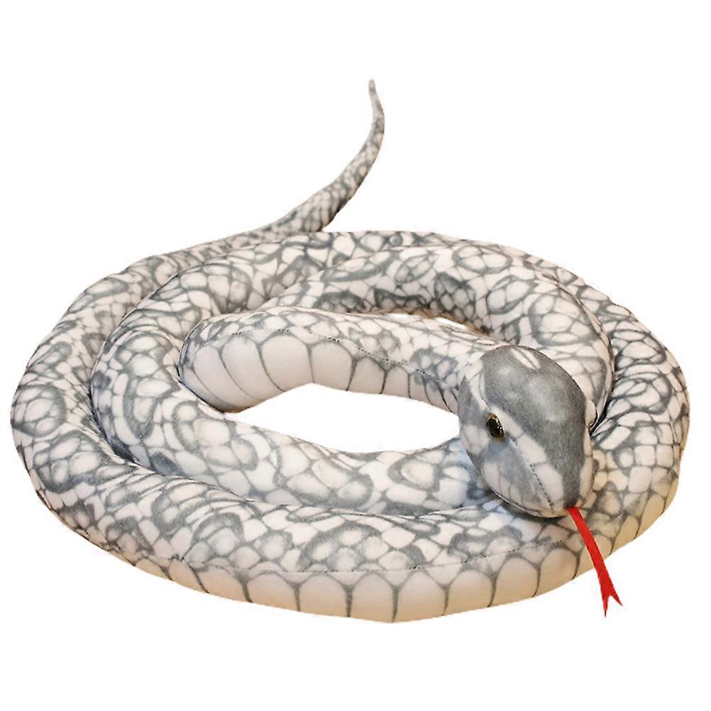 200cm Simulering Fylld Python Barnleksak Plysch Djur Orm Leksak Heminredning Present till barn och vänner