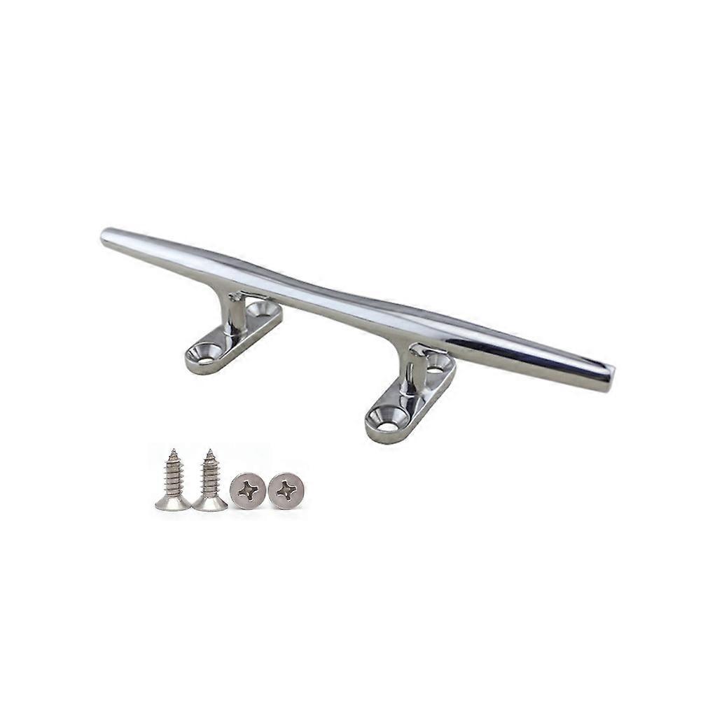 ヘビーデューティボートクリート中空ベースクリートステンレススチールボートドックロープクリート