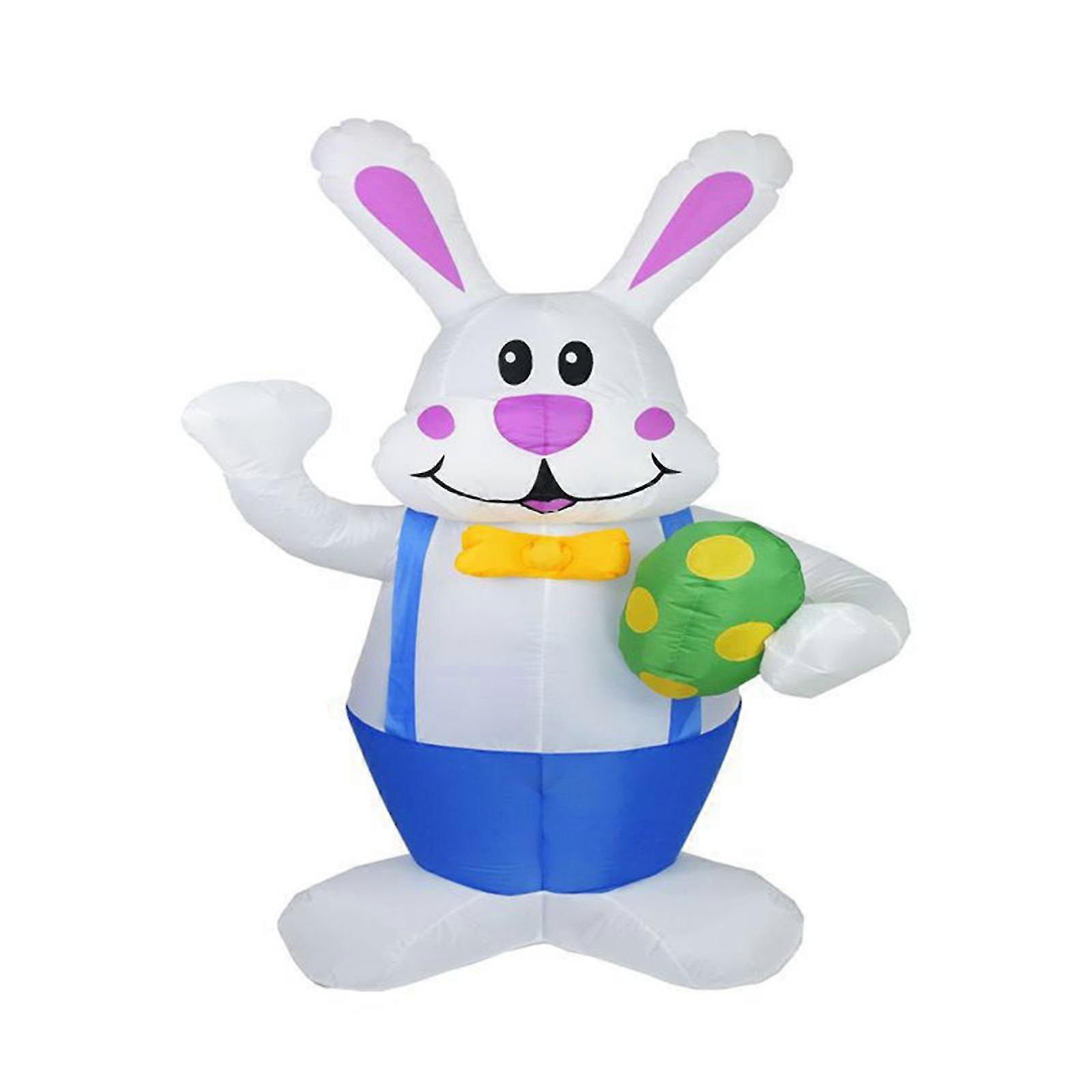 9M Easter Inflatable Bunny Decoration with LED Lights - Luminous Holiday Venue Decor