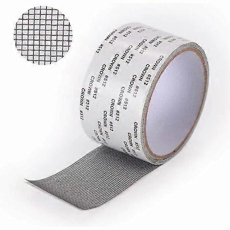 Mosquito Netting Repair Tape - Mosquito Netting Repair Adhesive for Subsidy Windows Mosquito Netting Repair Kit 5 x 2m (Grey)