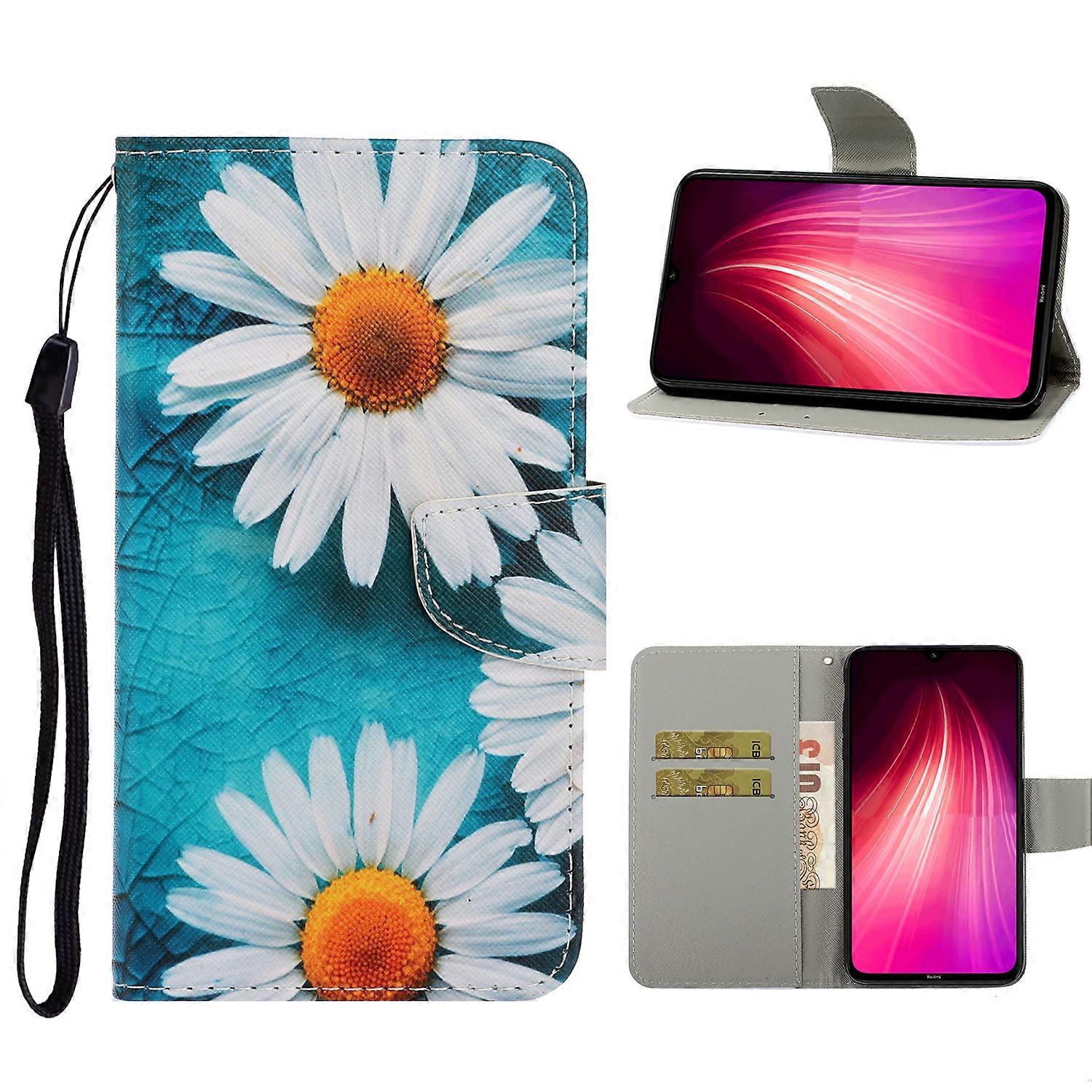 Pattern Printing Flip Leather Wallet Phone Cover Case for Xiaomi Redmi Note 8T