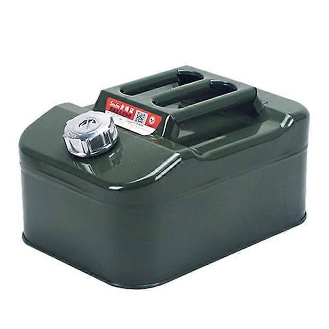 Car Petrol Jerry Can 3L/5L/10L Diesel Fuels Tank 3 Bar Handle Storage Bucket Stainless Steel Square Fuels Container For Car Moto