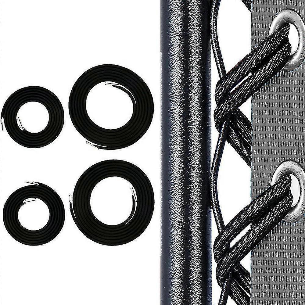 Conjunto de cabos elásticos de 4 conjuntos de cabos de borracha com tampas finais para espreguiçadeira sem peso Relax Lounger Zero Gravity Garden Chair Elastic Cord Thread Recliners L