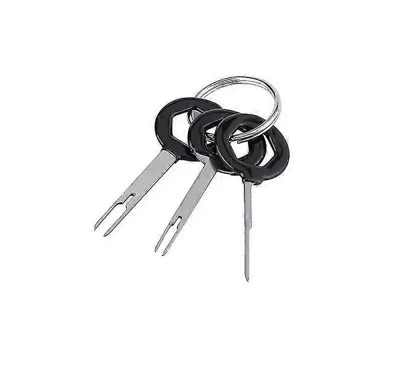 1set (3 Pcs) Wire Terminal Removal Tool Set Electrical Terminal Remover Auto Car Plug Terminal Pin Removal Tool Kit Wire Connector Puller(plastic Hand
