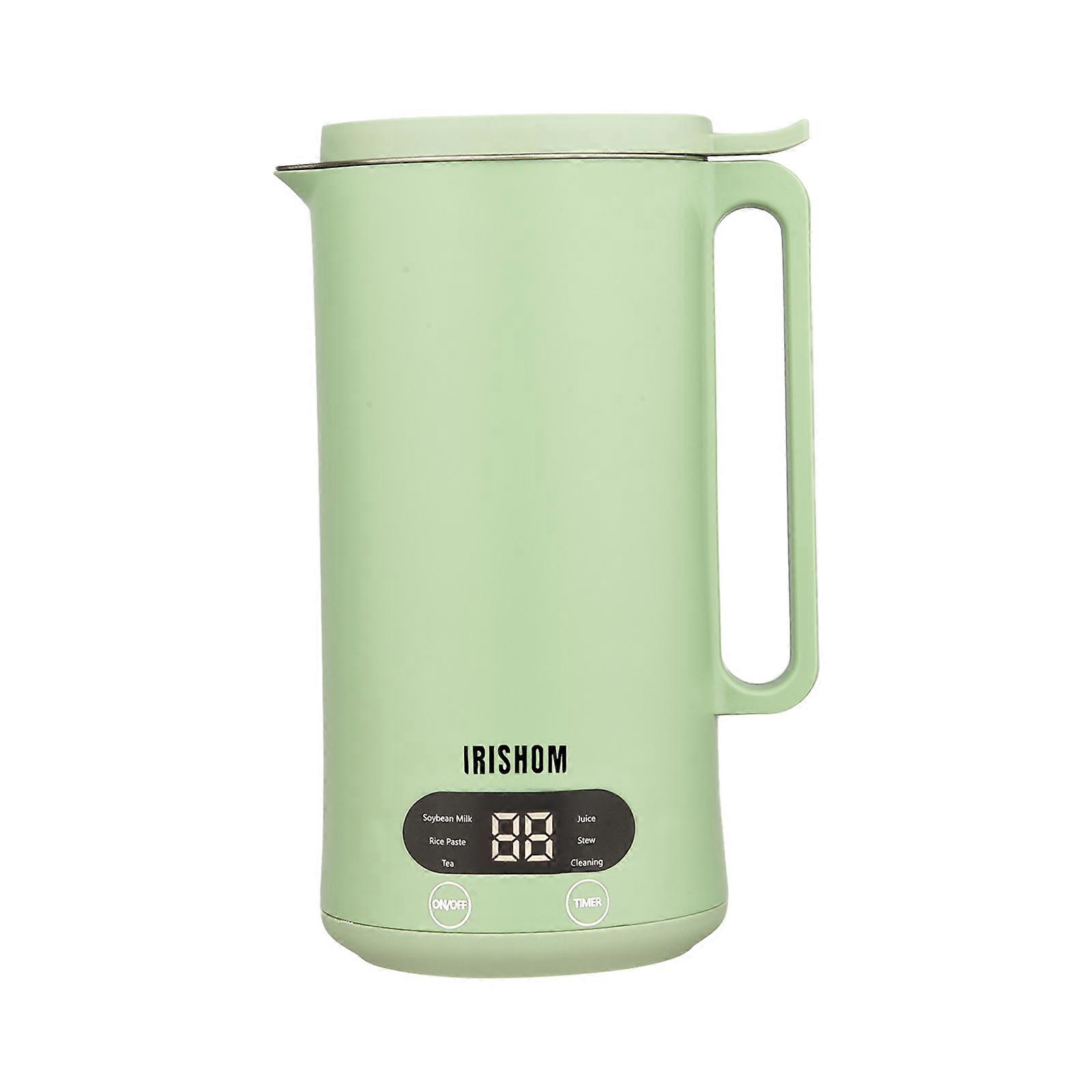 IRISHOM Multifunksjon Soyamelk Maker 350mL Juicer Soyamelk Maskin Med Rustfritt Stål Og Blad Multi Komfyr Mikser For Ris Frokostblanding Kokende Vann Baby