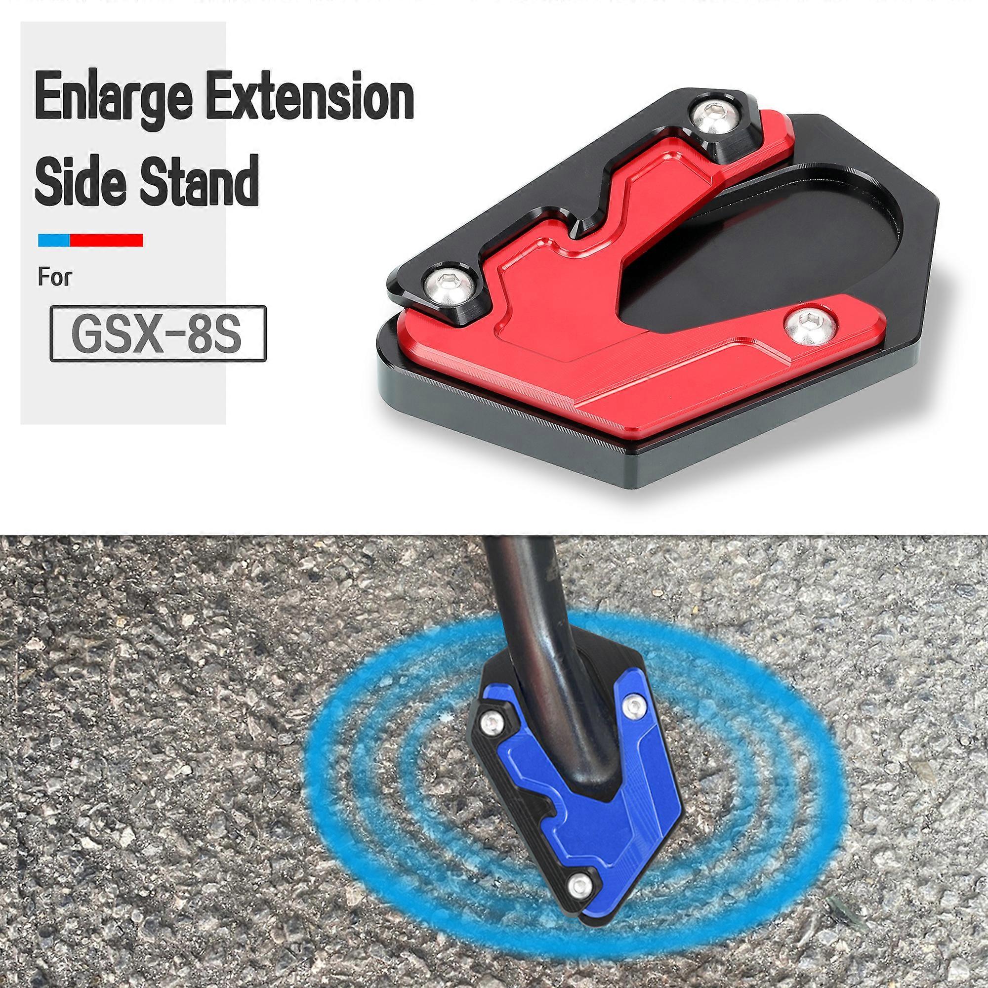 Motorcycle GSX8S Kickstand Foot Side Stand Extension Pad Support Plate For Suzuki GSX-8S GSX8S GSX 8S 2023 2024