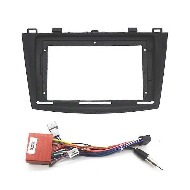9 Inch Car Radio Dash Fascia For Mazda 3 Axela 2009-2013 Auto Stereo Panel Mounting Bezel Faceplate Center Console Holder