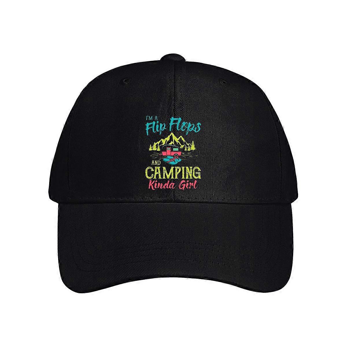 Ich bin ein Flip Flops und Camping Baseballkappe